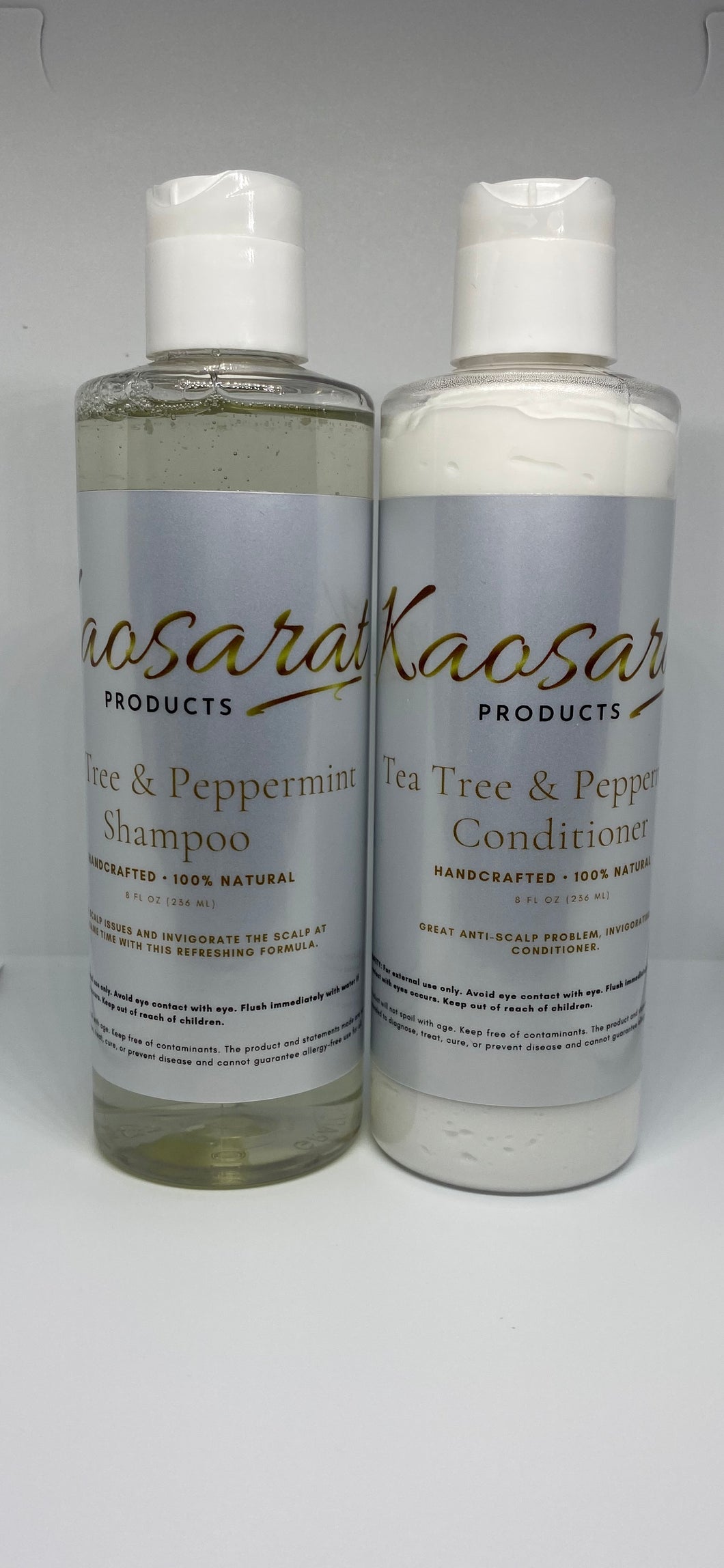 Tea Tree & Peppermint Shampoo & Conditioner Bundle